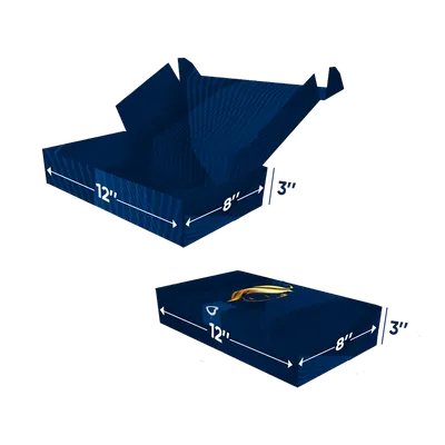 12 in x 8 in x 3 in 12 in x 8 in x 3 in