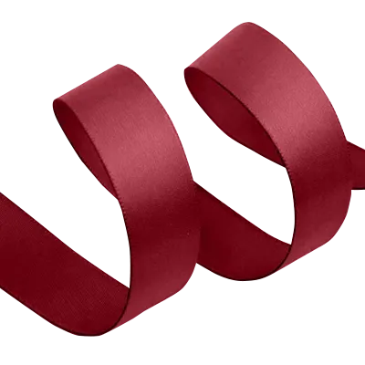 4 Double Faced Satin Ribbon 789 Maroon 100yd