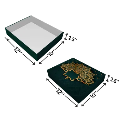 12 in x 10 in x 2.5 in 12 in x 10 in x 2.5 in
